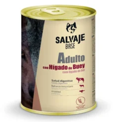 Salvaje Base Adulto Alimento húmido de fígado de boi para cães Pack Poupança!