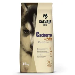 Salvaje Base Puppy Frango Ração para cães