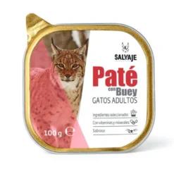 Salvaje Original Adulto Boi em Patê terrina para gatos