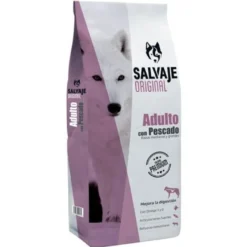 Salvaje Original Adulto Peixe ração para cães