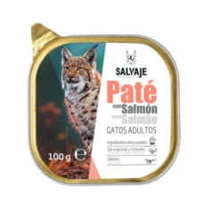 Salvaje Original Adulto Salmão Patê em terrina para gatos