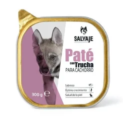 Salvaje Puppy Truta em Patê terrina