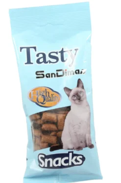 SanDimas Tasty Snacks de Salmão para gatos