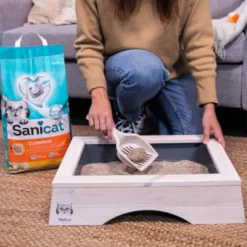 Sanicat Areia Aglomerante Baunilha e Tangerina para gatos
