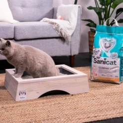 Sanicat Clumping White Duo Areia Aglomerante para gatos