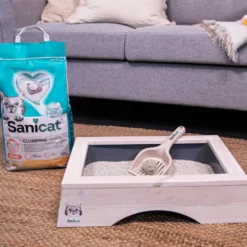 Sanicat Clumping White Duo Areia Aglomerante para gatos