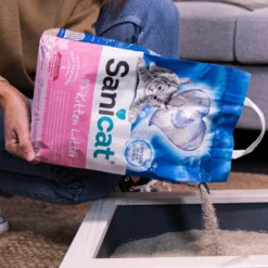 Sanicat Kitten Areia Super absorvente para gatos