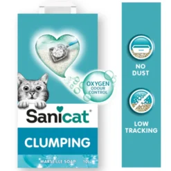 Sanicat Marselha Areia Aglomerante para gatos