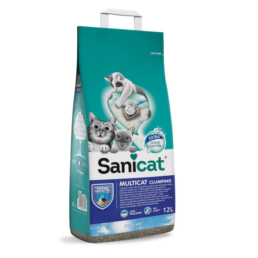 Sanicat Multicat Cumpling Fresh Air Areia para gatos