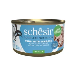 Schesir Adult Atum e Robalo em lata para gatos