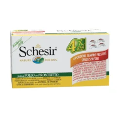 Schesir Adult Frango e Presunto lata para cães
