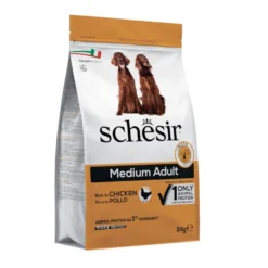 Schesir Adult Medium Nature Frango ração para cães