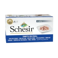 Schesir Filetes de Atum com Lubina em Gelatina lata para cães