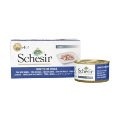 Schesir Filetes de Atum com Lubina em Gelatina lata para cães