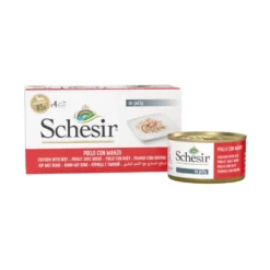 Schesir Filetes de Frango com Veado em Gelatina lata para cães