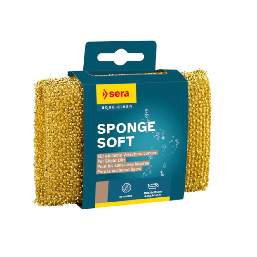 Sera Aqua Clean esponja macia para limpeza de aquários