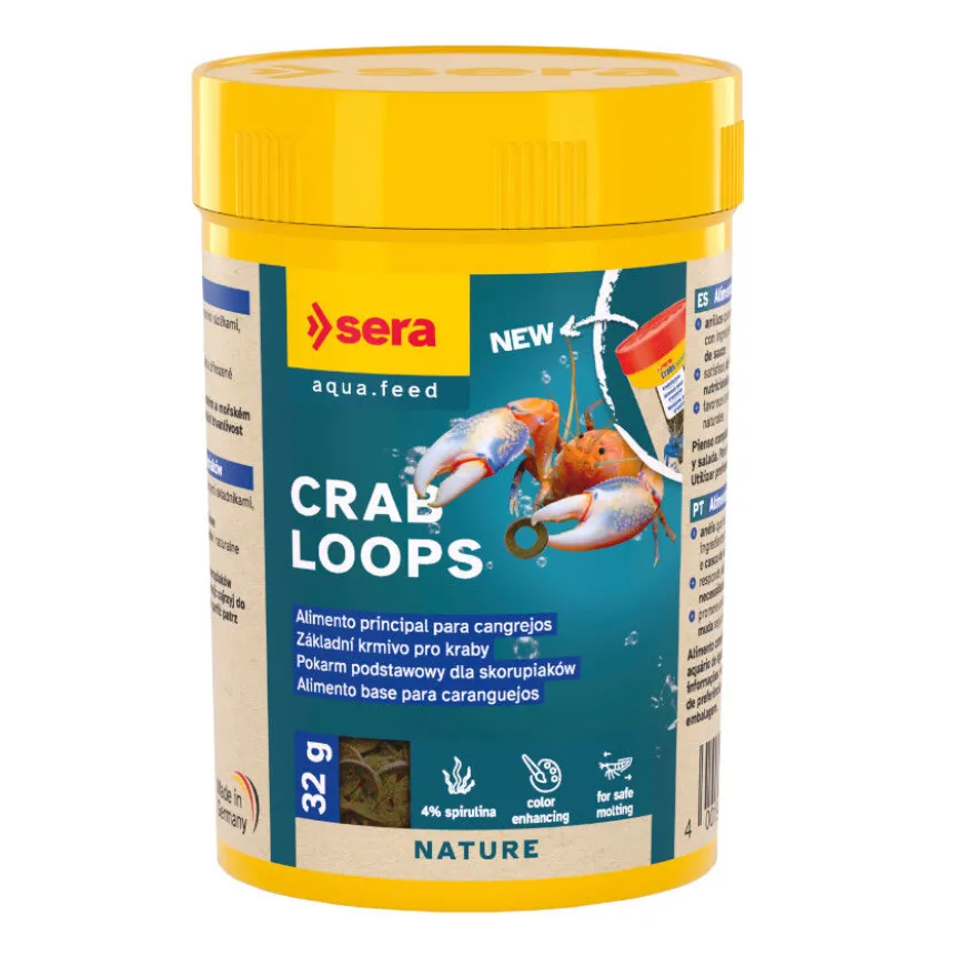Sera Crabs Nature comida de caranguejo