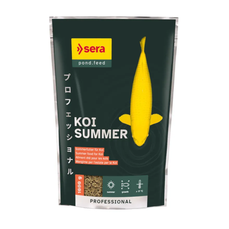 Sera Koi Professional Verão Comida de Férias para peixes carpa