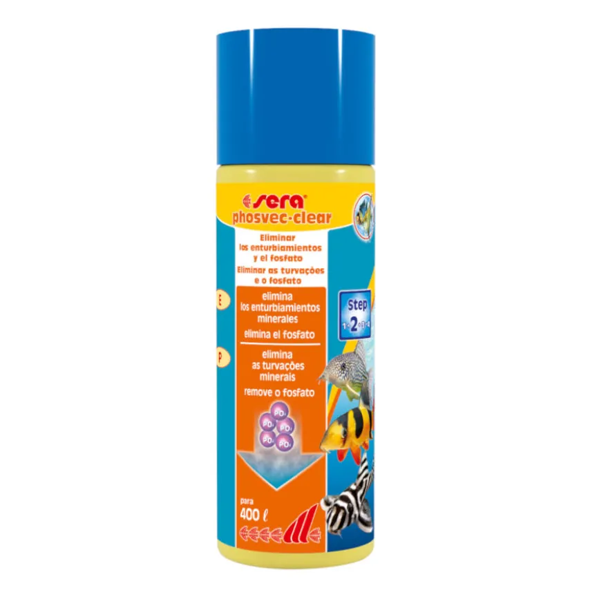 Sera Phosvec Clear Phosphate Cleaner para aquários