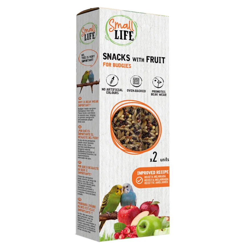 Small Life Barras Snack com Fruta para periquitos