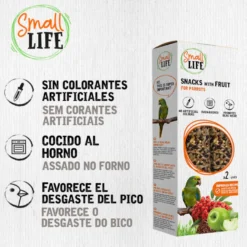 Small Life Barritas com Fruta para papagaios