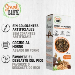 Small Life Barritas Snack com Amendoins para agapornis e caturras