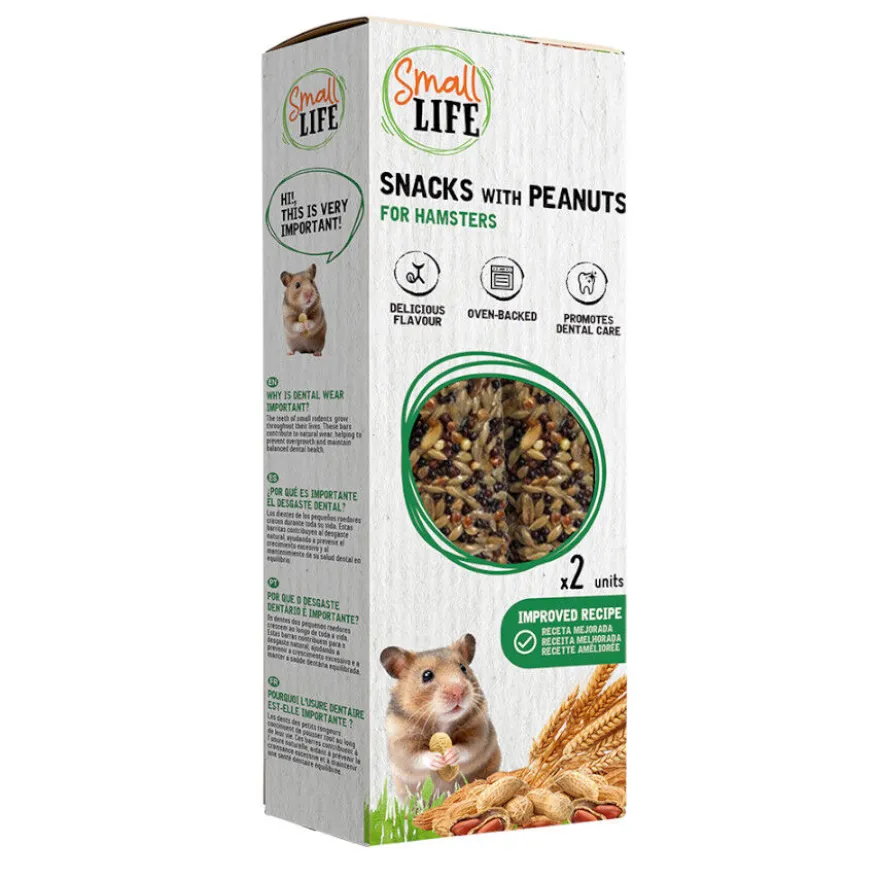 Small Life Barritas Snack com Amendoins para hamsters