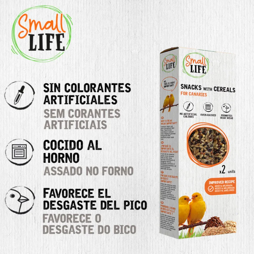Small Life Barritas Snack com Cereais para canários