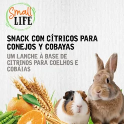 Small Life Barritas Snack com Citrinos para coelhos e Porquinhos da Índia