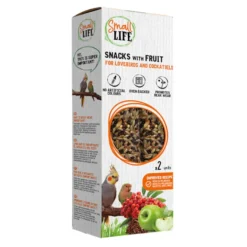 Small Life Barritas Snack com Fruta para agapornis e caturras
