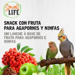 Small Life Barritas Snack com Fruta para agapornis e caturras