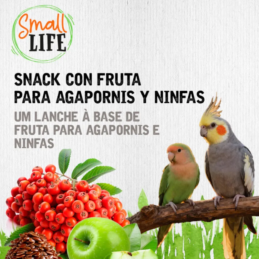 Small Life Barritas Snack com Fruta para agapornis e caturras