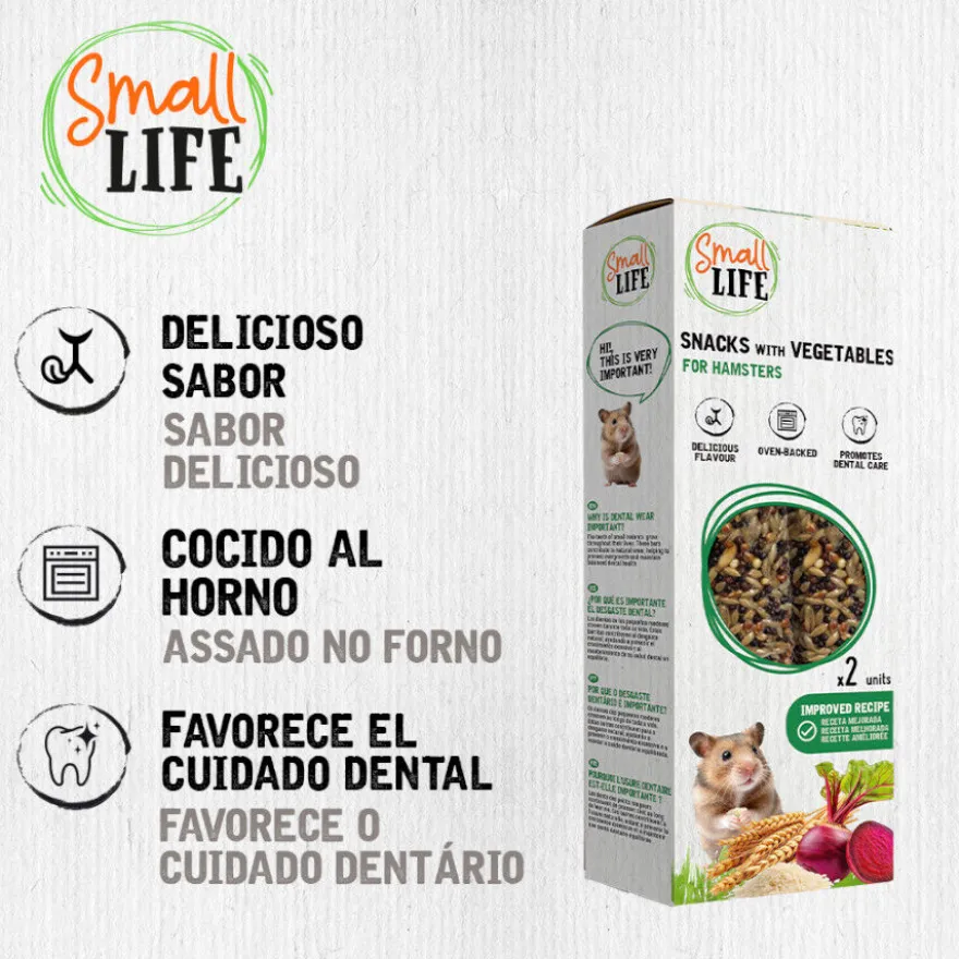 Small Life Barritas Snack com Vegetais para hamsters