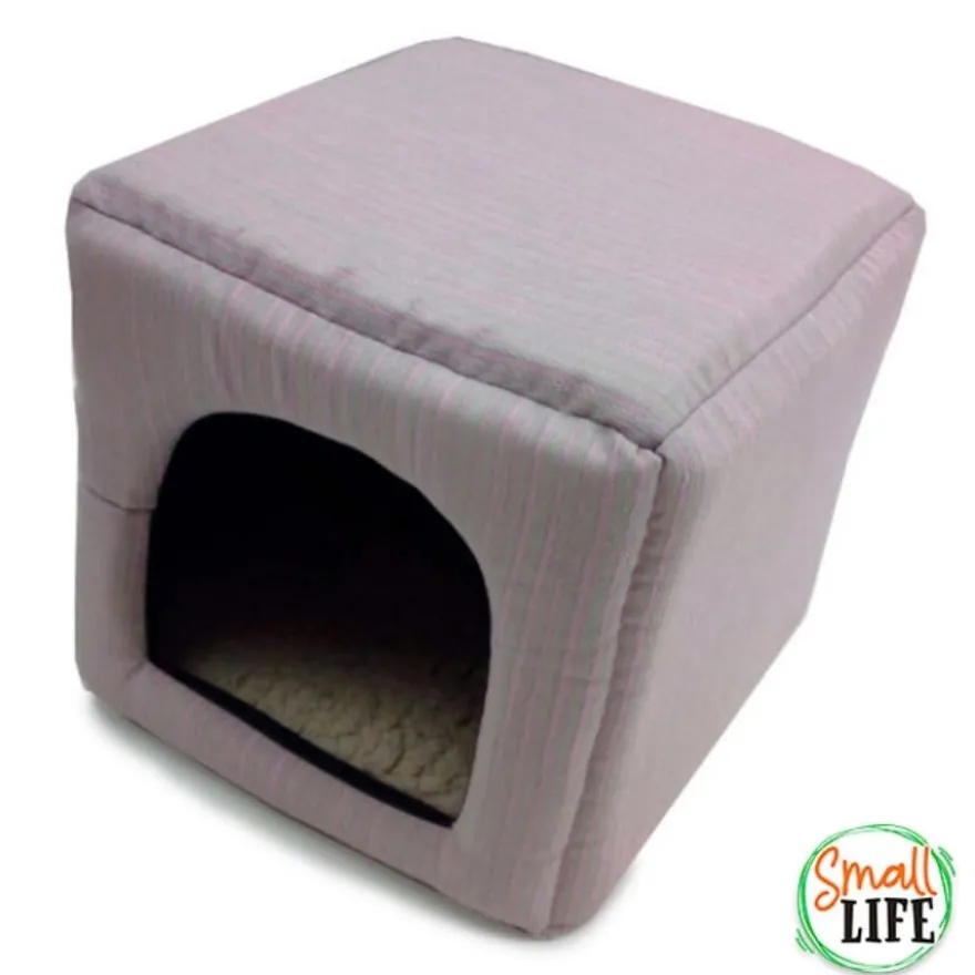 Small Life cama com forma de cubo para roedores