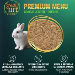 Small Life Premium Menú Comida para coelhos júnior