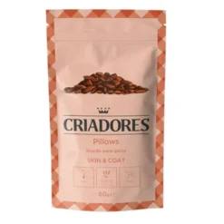 Snack Criadores Skin & Coat para melhorar a pele e o pelo do seu gato