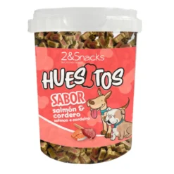 2&Snacks Ossinhos Duo Salmão e Cordeiro para cães