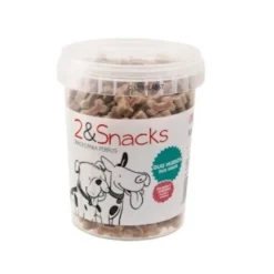 2&Snacks Ossinhos Duo Salmão e Cordeiro para cães