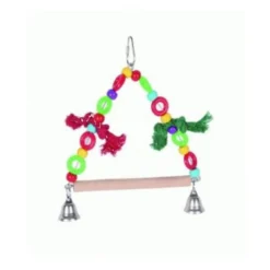 Spucky Balanço com Miçangas e Campainhas para pássaros