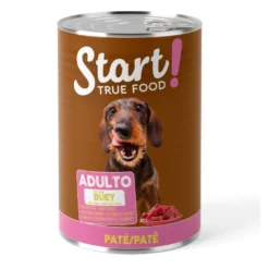 Start Adult Carne e Vaca Patê em lata para cães