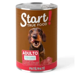 Start Adult Vitela lata para cães