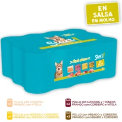 Start Multipack Alimento húmido de carne em lata para gatos Pack Poupança!