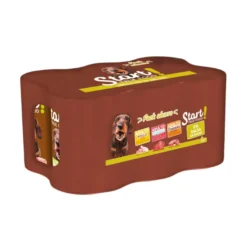 Start Multipack Alimento húmido de frango, vitela e cordeiro em molho para cães Pack Poupança!