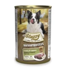 Stuzzy Monoprotein Vitela em lata para cães
