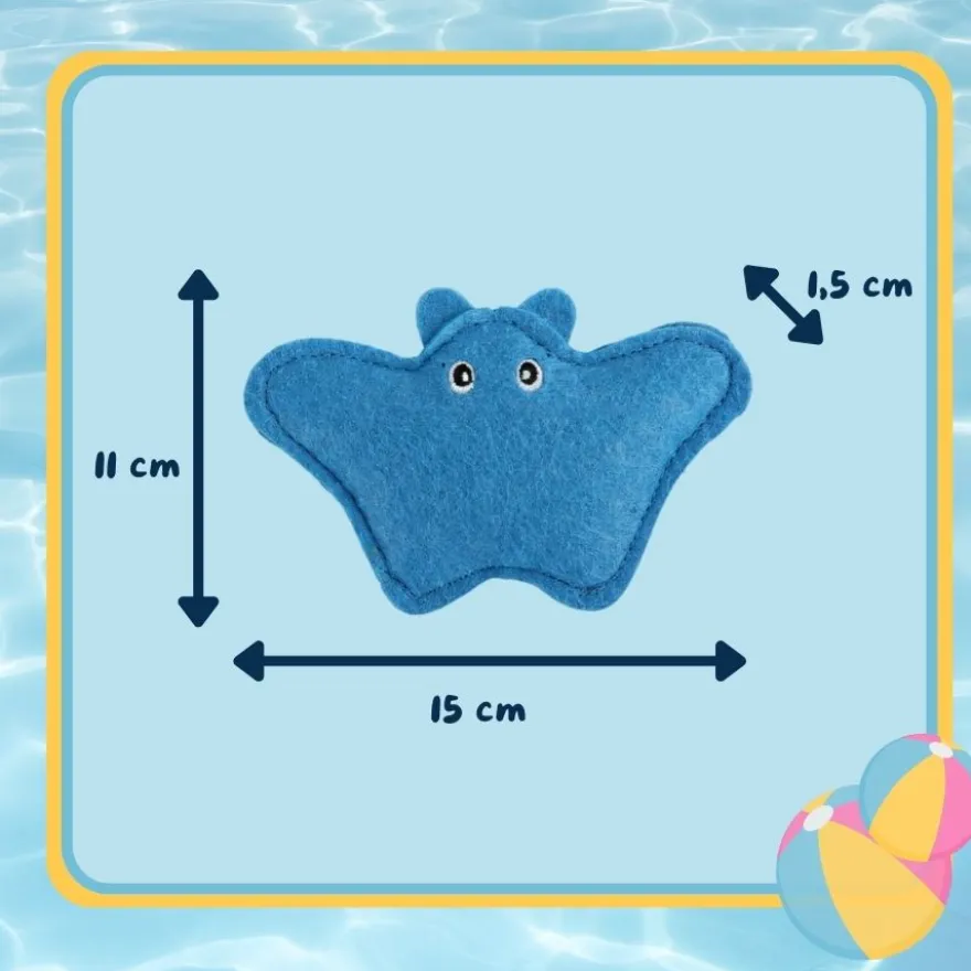 Summer Vibes Cat Manta Ray Peluche para gatos