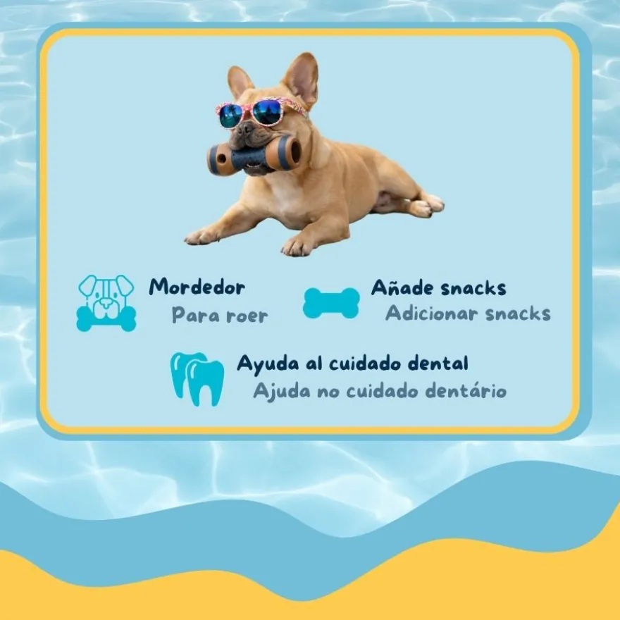 Summer Vibes Chew Dumbbell Mordedor para cães