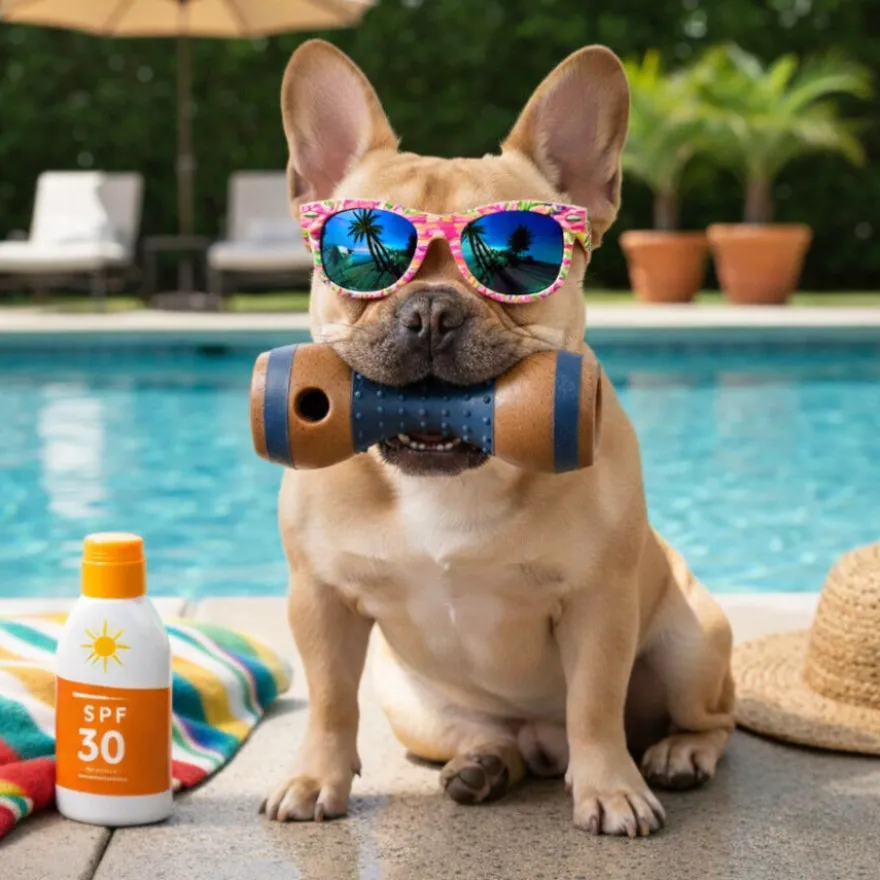 Summer Vibes Chew Dumbbell Mordedor para cães