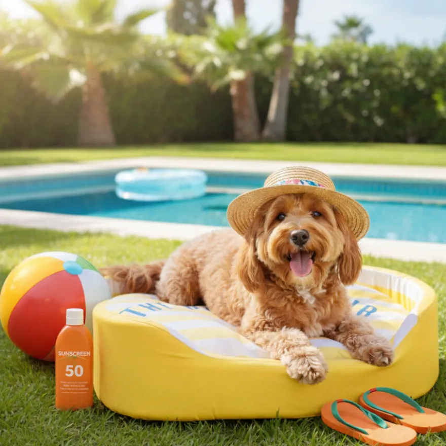 Summer Vibes Cool Bed Dolce Vita Cama Refrescante para cães