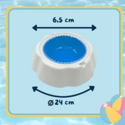 Summer Vibes Cool Bowl Small Comedouro e bebedouro para cães