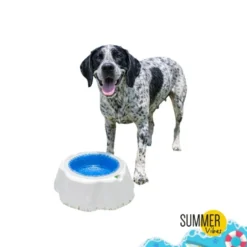 Summer Vibes Cool Bowl Small Comedouro e bebedouro para cães